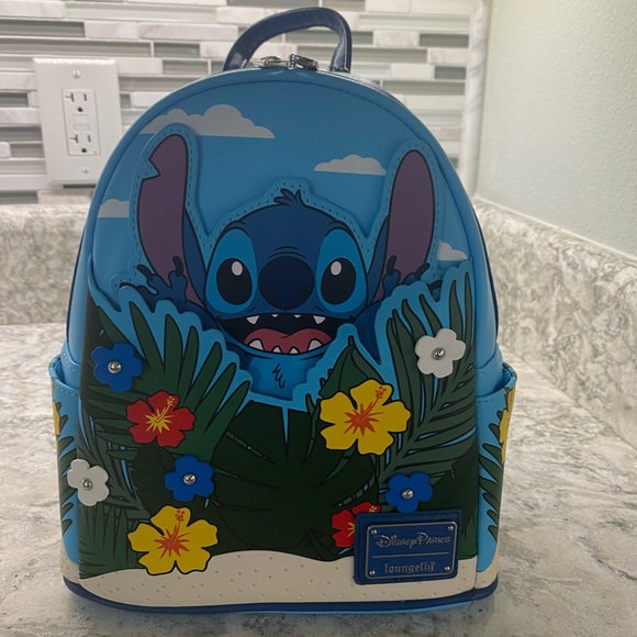 Loungefly Disney Parks Stitch Mini Backpack - Picture 1 of 6
